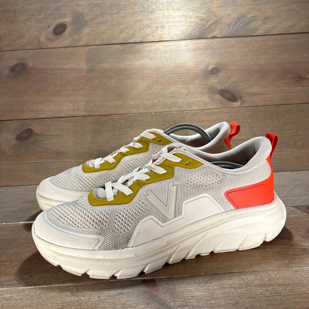 Vionic Walk Max Mens size 10 shoes beige Lace Up Colorblock Comfort sneakers